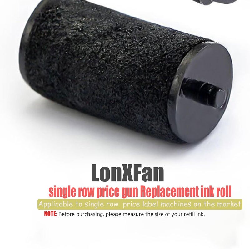 LonXFan 6 عبوات إعادة تعبئة حبر تناسب مسدس تسعير الملصقات MX-5500، أسطوانة حبر بديلة لمسدس الملصقات - Image 3